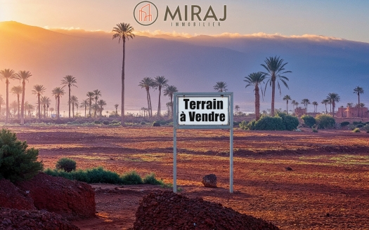 Terrain titré industriel 392 m² – Portes de Marrakech II